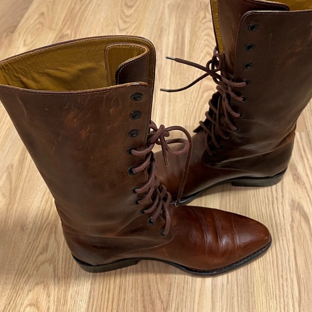 Cole Haan Leather Lace up boot 5.5 - Picture 4 of 7